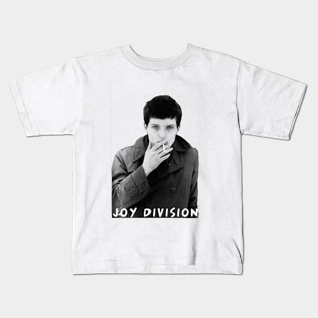 joy division visual art Kids T-Shirt by DOGGIES ART VISUAL